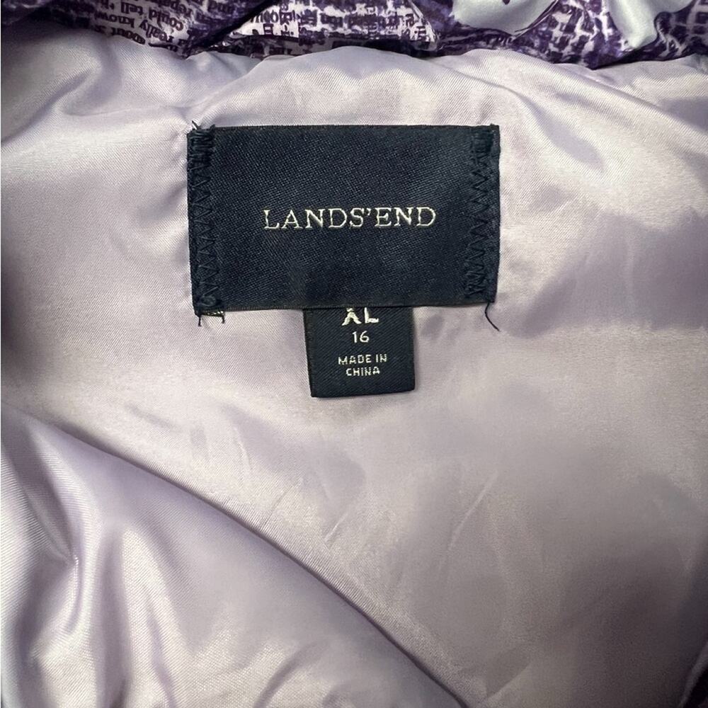 LANDS END GIRLS VEST SIZE 16 WORN ONCE MINT - Picture 3 of 3